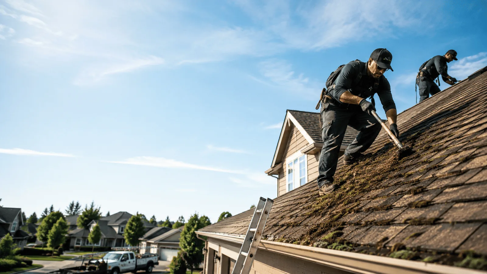 Roof Moss Removal in Hopkins, MO near me